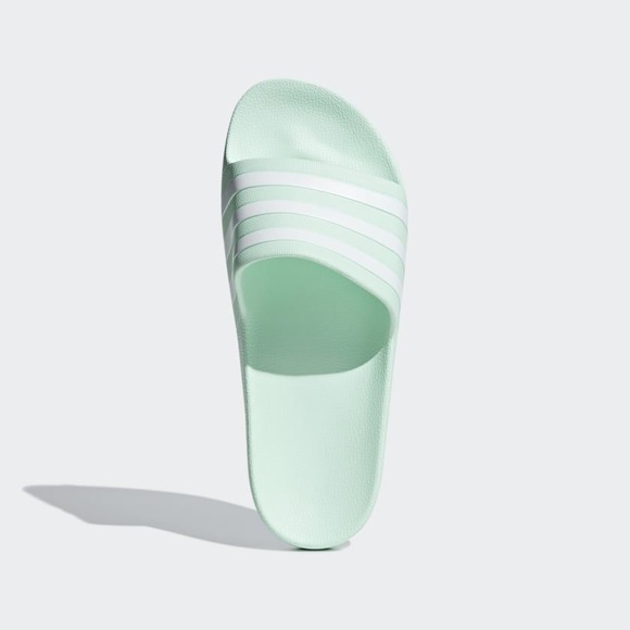 adilette mint green